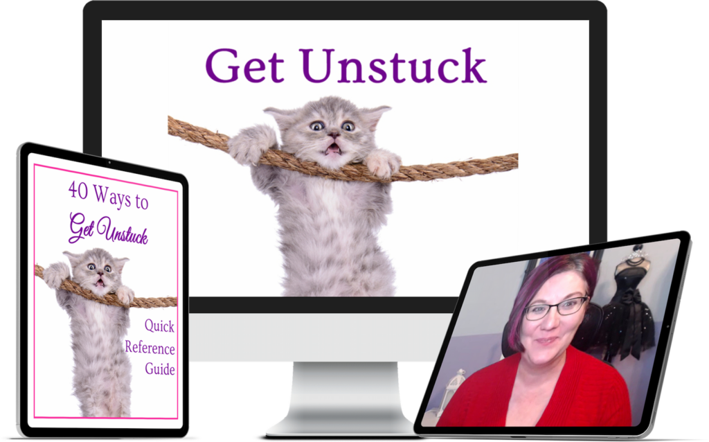 course mockup for get unstuck